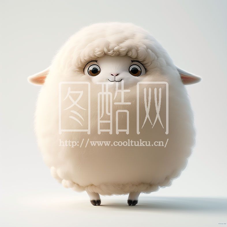 超萌可爱小羊